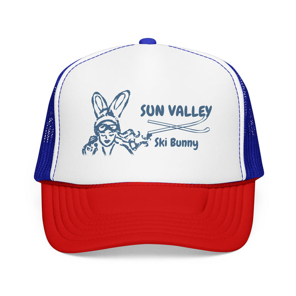 Sun Valley, Idaho Ski Bunny Trucker Hat