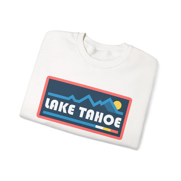 Lake Tahoe, California Sweatshirt - Mountain Graphic Crewneck