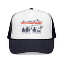 New Hampshire Après-ski Trucker Hat — Foam Mesh Cap-1