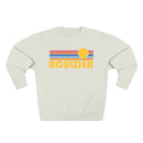 Premium Boulder, Colorado Retro Sun Graphic Sweatshirt-4