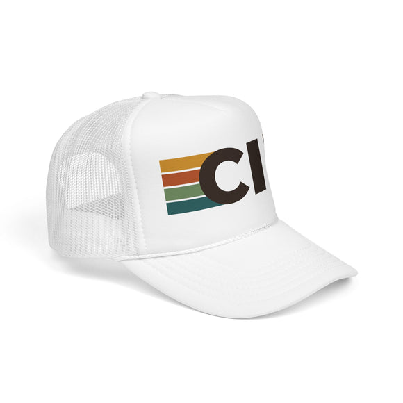 Cincinnati, Ohio Trucker Hat - CIN Abbr retro cap