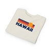 Hawaii Toddler Sweatshirt - Retro Sun Hawaii Toddler Crewneck Sweatshirt