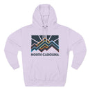 North Carolina Hoodie - Retro Mountain Unisex Sweatshirt-5