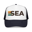 Seattle, Washington Trucker Hat - SEA Abbr retro cap-5
