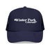 Kids Winter Park, Colorado Trucker Hat Foam - Youth Snapback on white background