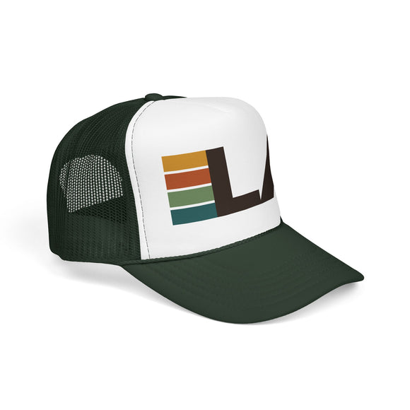 Los Angeles, California Trucker Hat - LA Abbr retro cap