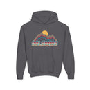 Colorado Youth Hoodie - Retro Mountain Colorado Youth Sweatshirt-5