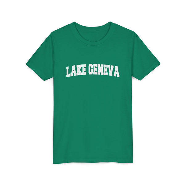 Lake Geneva, Wisconsin Youth Graphic Tee - Kids Lake Geneva T Shirt