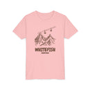 Whitefish, Montana Youth T-Shirt — Vintage Gondola Ski Mountain Tee-4