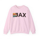 Jacksonville, Florida JAX Retro Stripe Sweatshirt-5