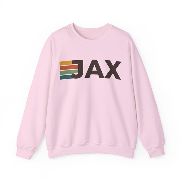 Jacksonville, Florida JAX Retro Stripe Sweatshirt