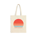 North Dakota Cotton Canvas North Dakota Tote Bag - Retro 80s-1