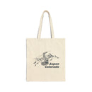 Aspen, Colorado Cotton Canvas Tote Bag - 15" x 16"-1