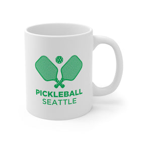 Seattle, Washington Mug - Pickleball 11oz Ceramic Seattle Mug