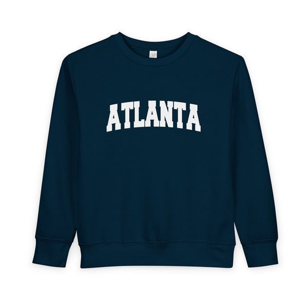 Atlanta Toddler Sweatshirt - Atlanta Toddler Crewneck Sweatshirt