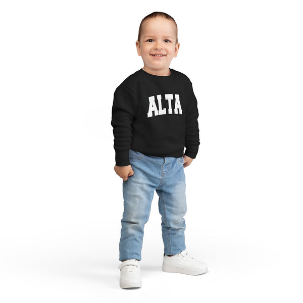Alta, Utah Toddler Sweatshirt - Alta Toddler Crewneck Sweatshirt