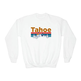 Lake Tahoe, California Youth Sweatshirt - Unisex Kid's Lake Tahoe Crewneck Sweatshirt