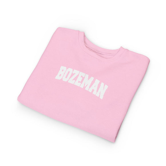 Bozeman, Montana Toddler Sweatshirt - Bozeman Toddler Crewneck Sweatshirt