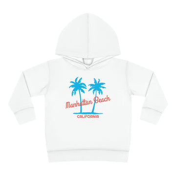 Buy white Manhattan Beach, California Toddler Hoodie - Unisex Manhattan Beach Toddler Sweatshirt