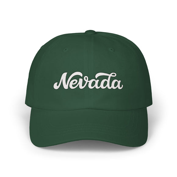 Nevada Dad Hat - Embroidered Nevada Classic Dad Cap
