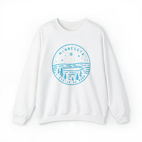 Minnesota Sweatshirt - Unisex Distressed Minnesota Sweatshirt