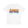 Aspen, Colorado Shirt - Mountain Sunset Unisex Aspen T-Shirt