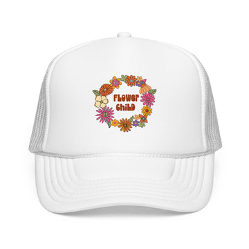 Flower Child Trucker Hat Boho