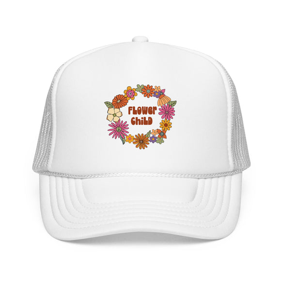 Flower Child Trucker Hat Boho