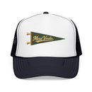 Mesa Verde National Park Pennant Trucker Hat — Vintage Foam Mesh Cap-1