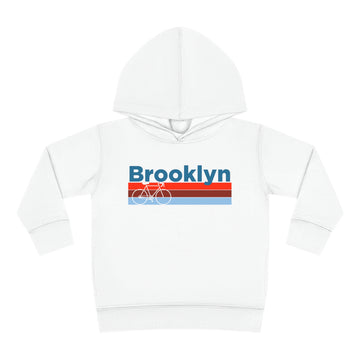 Buy white Brooklyn, New York Toddler Hoodie - Retro Bike
