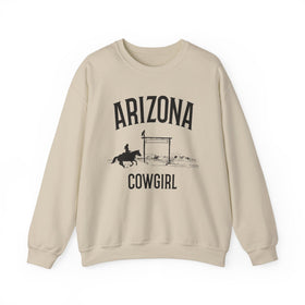 Arizona Sweatshirt - Mountain Cowgirl Graphic Crewneck - 0