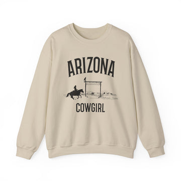 Arizona Sweatshirt - Mountain Cowgirl Graphic Crewneck - 0