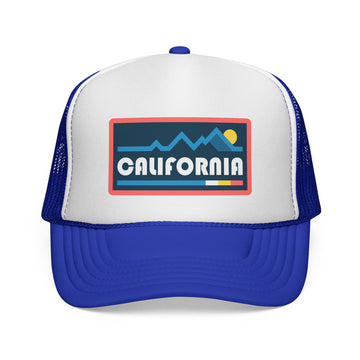 Buy royal California Retro Mountains Trucker Hat - Vintage Style California Cap