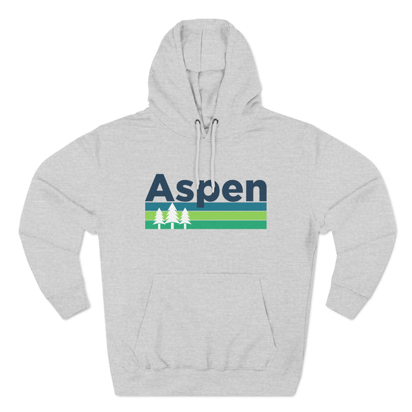 Premium Aspen, Colorado Hoodie - Retro Unisex Aspen Sweatshirt