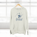 Premium Vermont Vintage Snow Ski Hoodie-10
