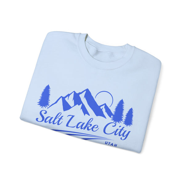 Salt Lake City, Utah Sweatshirt - Unisex Mountain Salt Lake City Sweatshirt