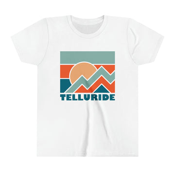Buy white Telluride, Colorado Youth T-Shirt - Kids Telluride Shirt