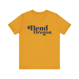Buy mustard Bend, Oregon Graphic Tee, Casual T-Shirt, Vintage Style Shirt