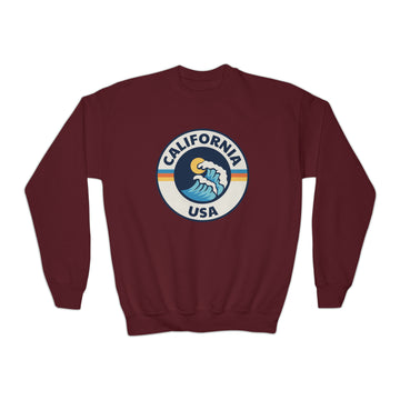 Copy of Copy of California Youth Sweatshirt - Unisex Kid's California Crewneck Sweatshirt