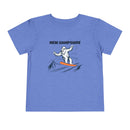 New Hampshire Yeti Snowboard Toddler Tee-5
