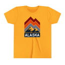 Alaska Youth Shirt - Retro Mountain Alaska Kid's T-Shirt-5