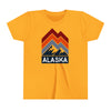 Alaska Youth Shirt - Retro Mountain Alaska Kid's T-Shirt
