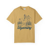 Wyoming Graphic Tee - Mountain Illustration Wyoming T Shirt