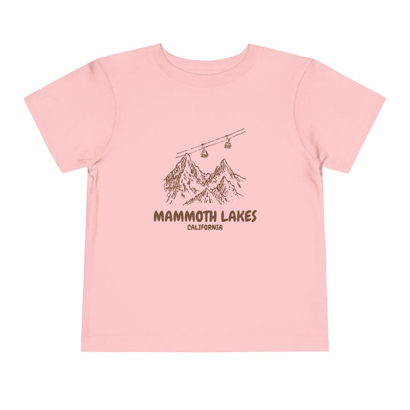 Mammoth Lakes, California Toddler T-Shirt — Vintage Gondola Ski Mountain Tee