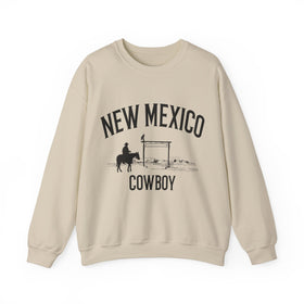 New Mexico Sweatshirt - New Mexico Cowboy Graphic Crewneck