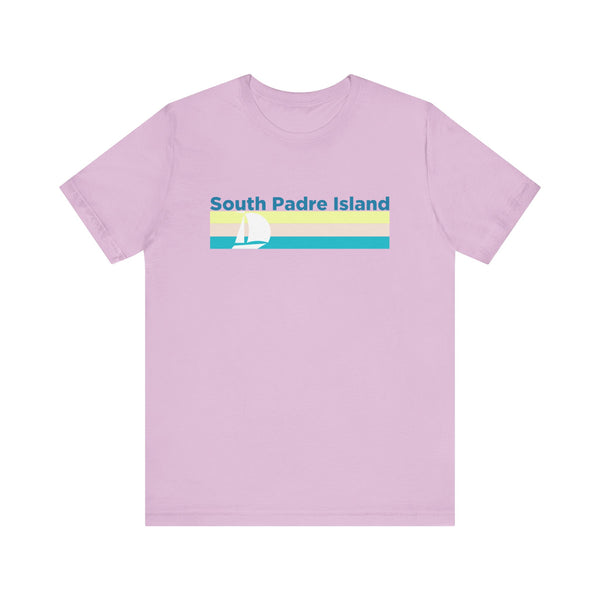 South Padre Island, Texas T Shirt - Sailboat Graphic Tee