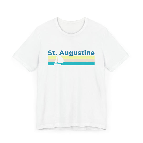 St Augustine, Florida T Shirt - Sailboat Graphic Tee