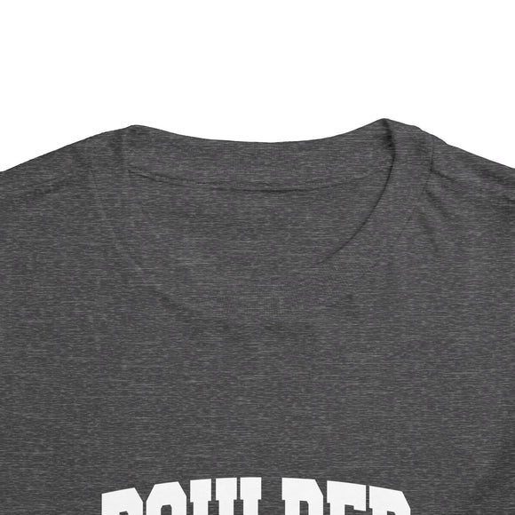 Boulder, Colorado Toddler Graphic Tee - Kids Boulder Vacation T-Shirt