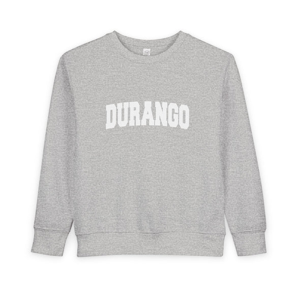 Durango, Colorado Toddler Sweatshirt - Durango Toddler Crewneck Sweatshirt