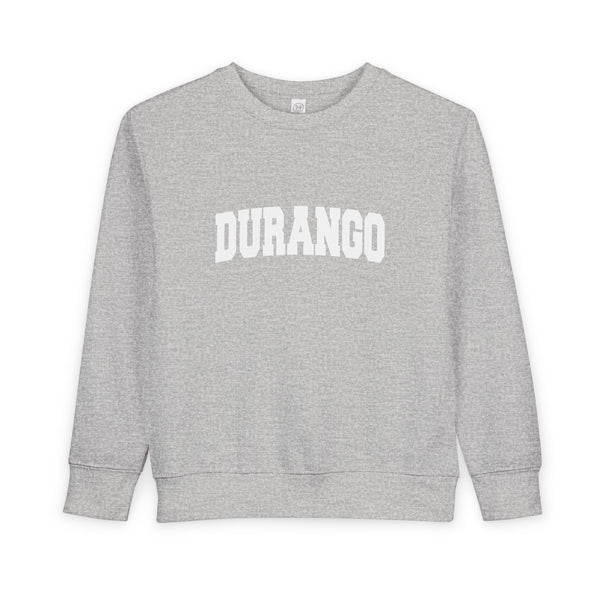 Durango, Colorado Toddler Sweatshirt - Durango Toddler Crewneck Sweatshirt